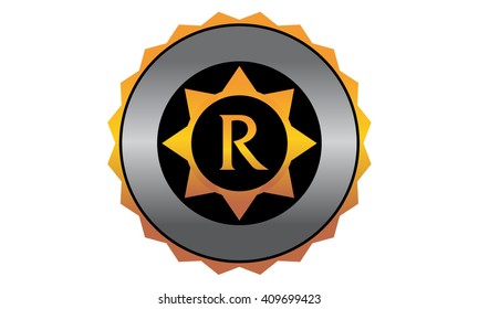 Medal Military Letter R
