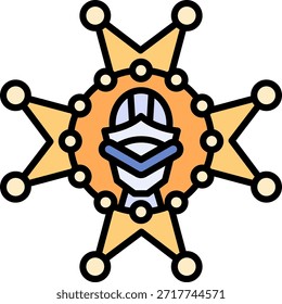 Medalla Nuevo Vector de diseño de iconos creativos