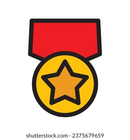 medal, order, decoration, star, vector illustration 