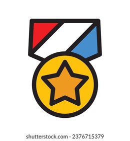 medal, order, decoration, star, vector illustration 