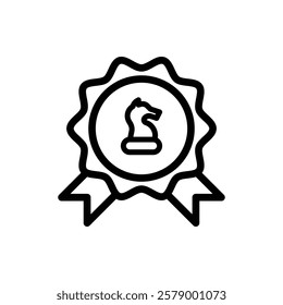 Medal Outline Icon. Medal Icon
