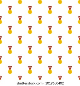 Medal pattern seamless in flat style for any design