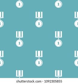 Medal pattern vector seamless repeating for any web design