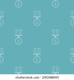 Medal pattern vector seamless repeating for any web design