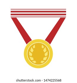 medal prize icon. flat illustration of medal prize vector icon. medal prize sign symbol