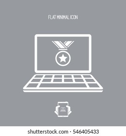 Medal prize - Vector icon for computer website or application