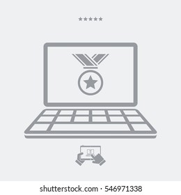 Medal prize - Vector icon for computer website or application