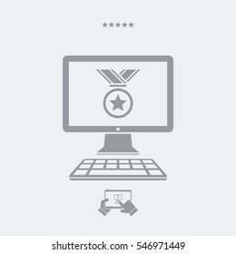 Medal prize - Vector icon for computer website or application