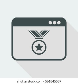 Medal prize - Vector icon for computer website or application