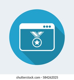 Medal prize - Vector icon for computer website or application