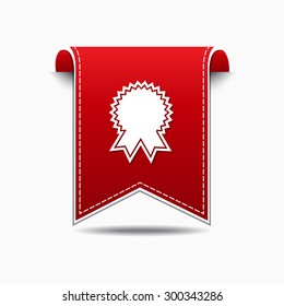 Medal Red Vector Icon Design