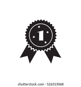 Medal Reward or Honor Vector Icon.