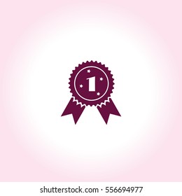 Medal Reward or Honor Vector Icon.