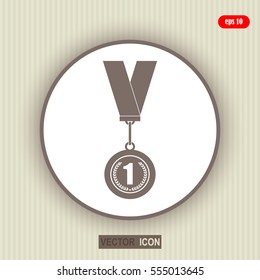 Medal, reward, icon
