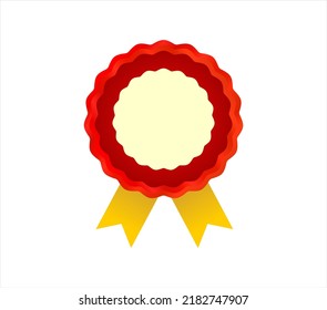 medal ribbon or label ribbon design