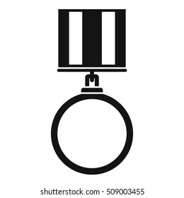 Medal for services icon. Simple illustration of medal for services vector icon for web