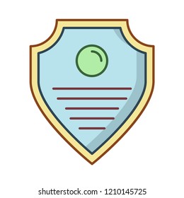 medal  shield  award 