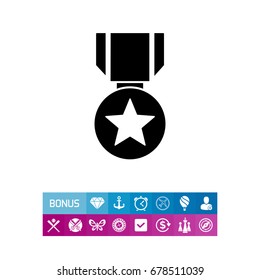 Medal simple icon