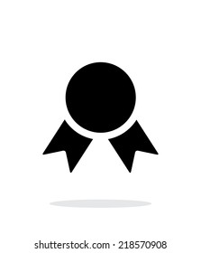 Medal simple icon on white background. Vector illustration.