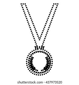 Medal simple sign