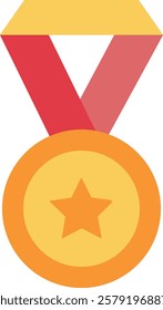 A medal is a small, typically circular metal object awarded for achievement or recognition. It is often presented in sports, military service, or competitions, symbolizing accomplishment and honor.
