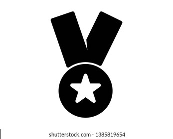 medal solid icon. Element of medal icon for mobile concept and web apps. Thin solid medal icon can be used for web and mobile - Vector