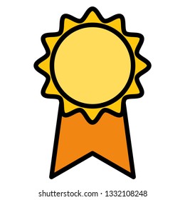medal stamp award icon