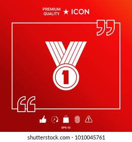 Medal symbol Icon