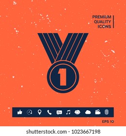 Medal symbol Icon
