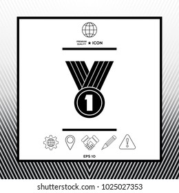 Medal symbol Icon