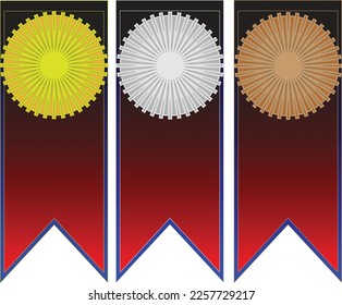 medal symbol icon vector template