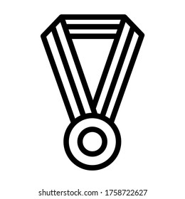 Medal symbol vector - education icons