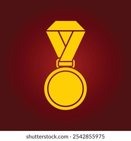 Medal trendy artwork magnificent abstract vector illustration colorful applicable design.eps