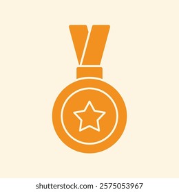 Medal trendy creative handsome abstract vector illustration colorful useful design.eps