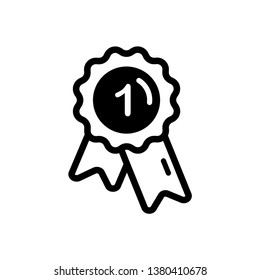 Medal Trophy Icon Vector