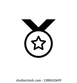 Medal Trophy Icon Vector