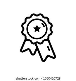 Medal Trophy Icon Vector