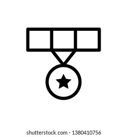 Medal Trophy Icon Vector