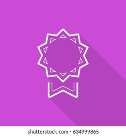 medal trophy line vector icon