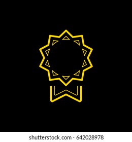 medal trophy line vector icon