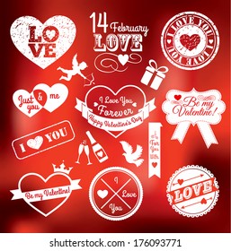 Medal of valentine day