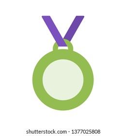 Medal vector flat icons, award vector illustration