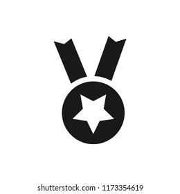 medal vector icon 10 eps