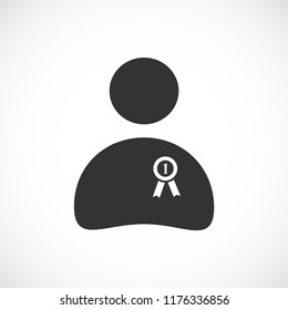 medal vector icon 10 eps