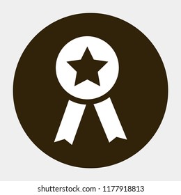medal vector icon 10 eps