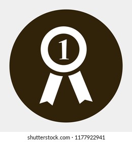 medal vector icon 10 eps