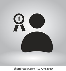 medal vector icon 10 eps