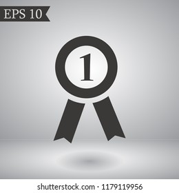 medal vector icon 10 eps