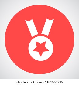 medal vector icon 10 eps
