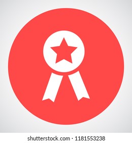 medal vector icon 10 eps
